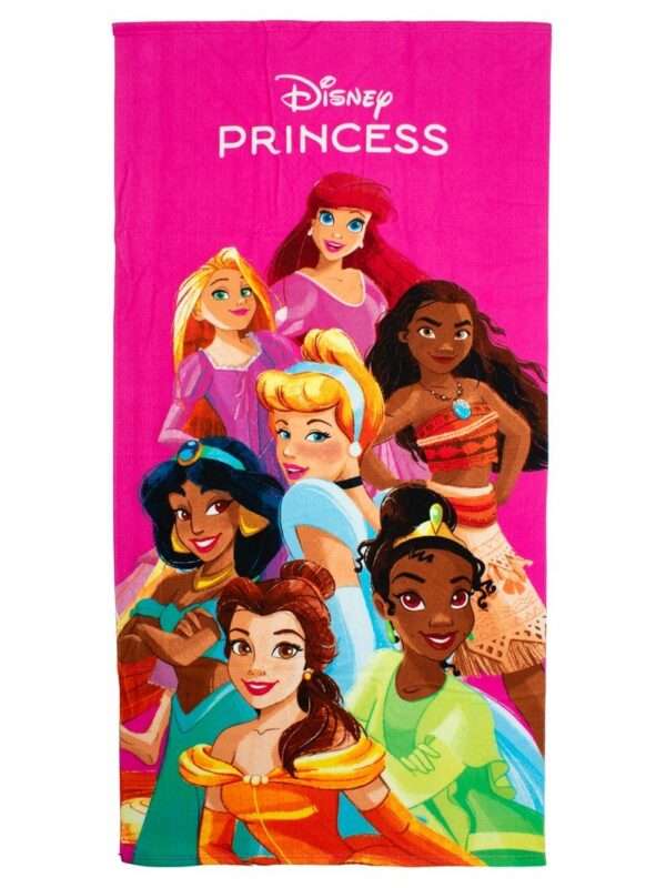 Πετσέτα Θαλάσσης Quick Dry Disney Home Princess 190 70X140 Fuchsia