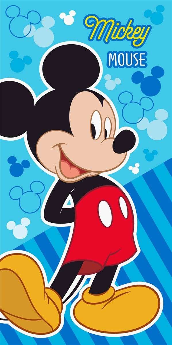 Πετσέτα Θαλάσσης Quick Dry Disney Home Mickey 376 70X140 Sky Blue