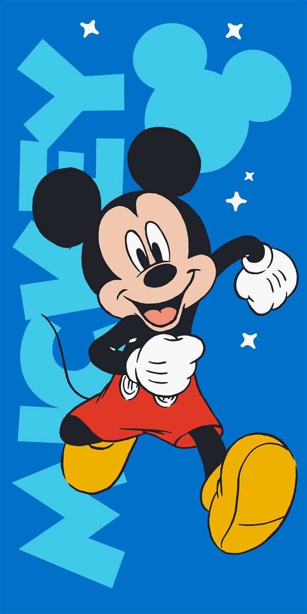Πετσέτα Θαλάσσης Quick Dry Disney Home Mickey 540 70X140 Blue