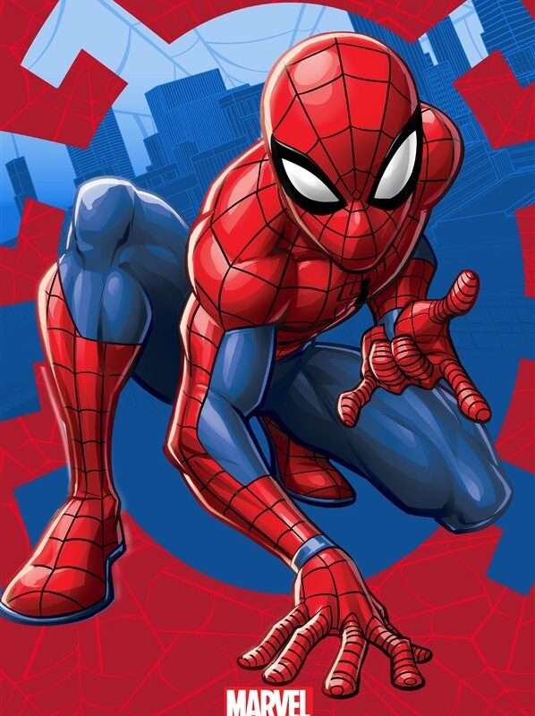 Πετσέτα Θαλάσσης Quick Dry Marvel Spider-Man 531 70X140 Red