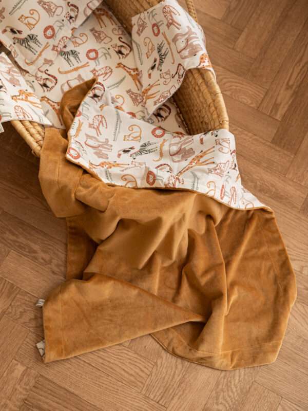 -Κουβέρτα Fleece Savannah tales - Camel