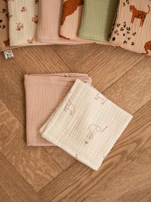 Σετ πανακια φροντίδας 2 τεμαχίων Elephant - Nude