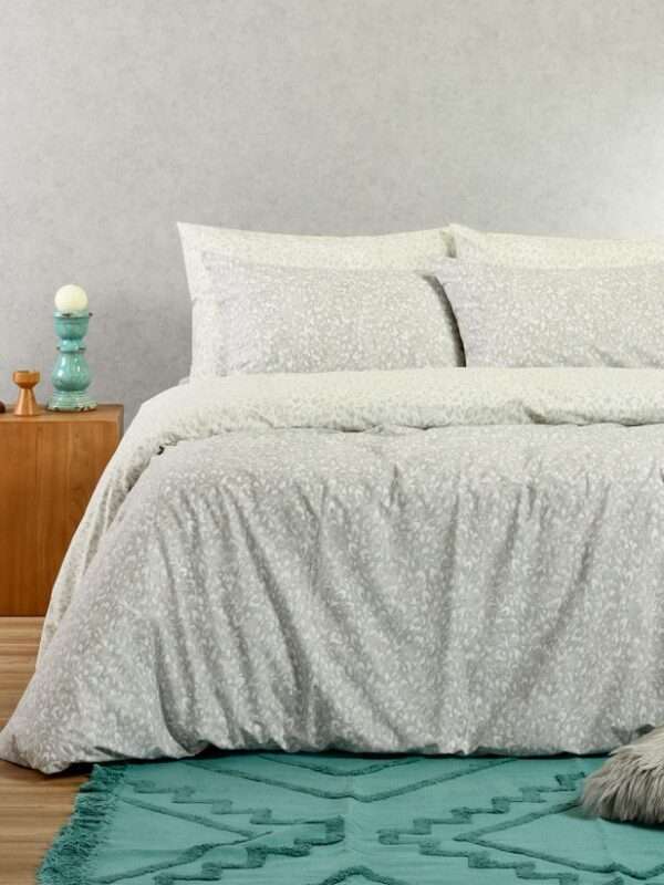 ΣΕΤ ΣΕΝΤΟΝΙΑ ΥΠΕΡΔΙΠΛΑ LEO AQUA/GREY CASUAL LINE (235X270)