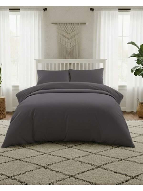 ΣΕΝΤΟΝΙ ΥΠΕΡΔΙΠΛΟ 240Χ270 LAVISH SATIN DARK GREY