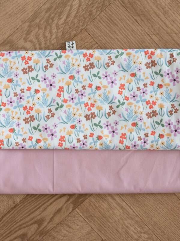 -Σετ Σελτεδάκια Αδιάβροχα 2 τεμ. Floral - Pink