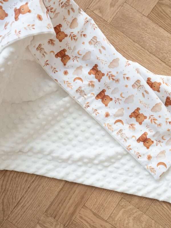 -Κουβέρτα Fleece Dreamland - λευκό minky