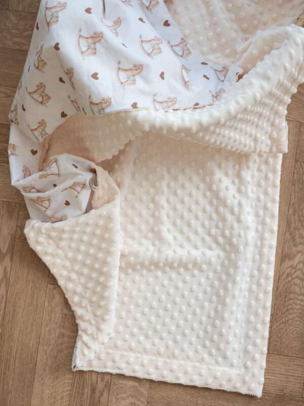 -Κουβέρτα Fleece Rocky - beige minky