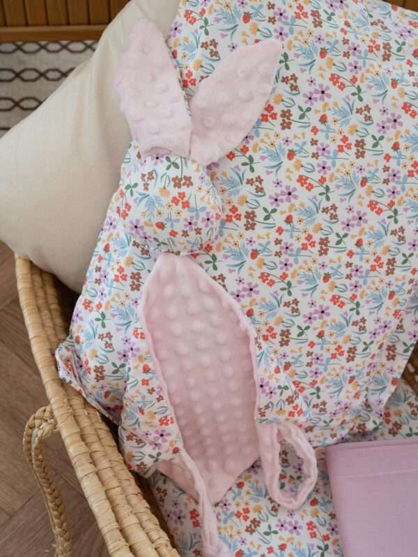 Nanny Floral - Pink minky