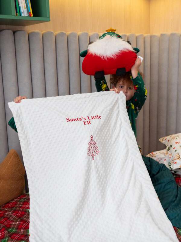 -Κουβερτάκι Santa's Little Elf Minky