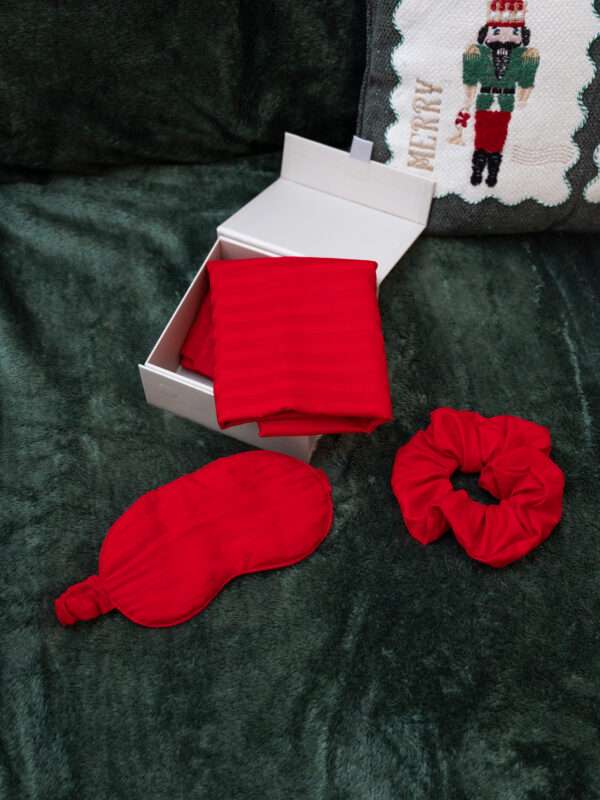 Premium box Βαμβακοσατέν Κόκκινο